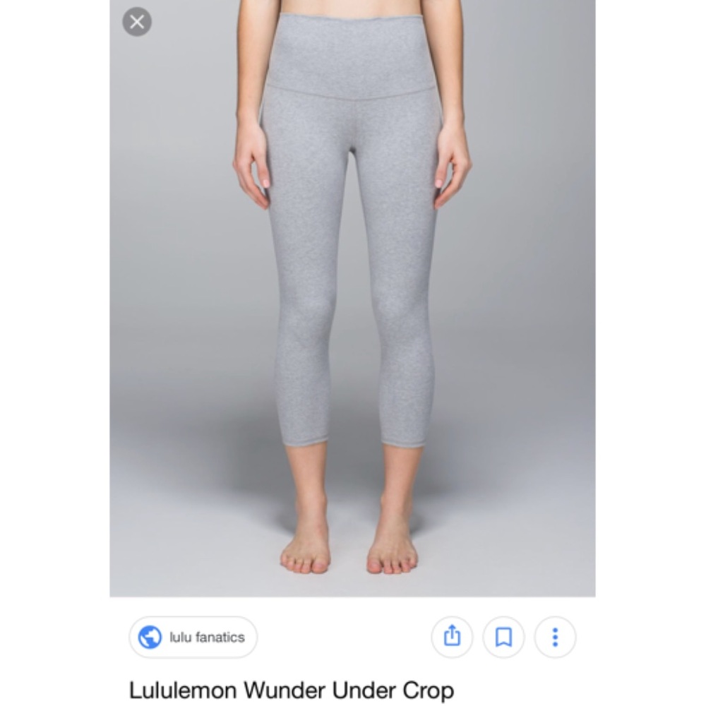 Lululemon Wunder Under Crop